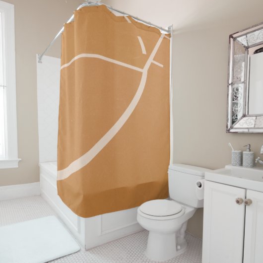 Cool Basketball Hoop Douchegordijn (In situ)