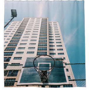 Cool Basketball Hoop Douchegordijn