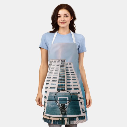 Cool Basketball Hoop Schort (Gedragen)