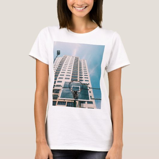 Cool Basketball Hoop T-shirt (Voorkant)