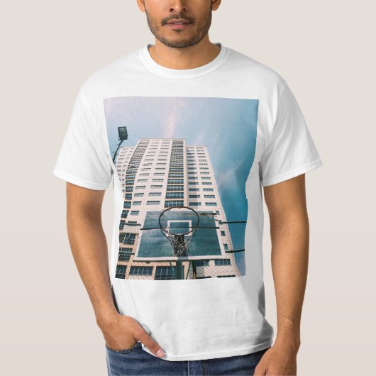 Cool Basketball Hoop T-shirt (Voorkant)