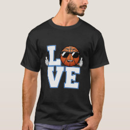 Cool Basketball Love Design | Grappige basketbalfa T-shirt