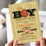 Cool Basketball "Oh Boy"-Baby shower Kaart<br><div class="desc">Een moderne 'Oh Boy'-baby shower-uitnodiging met een basketbalthema,  met een basketbalachtergrond,  een basketbal,  een sportieve baby shower-sjabloon die gemakkelijk te aanpassen is.</div>