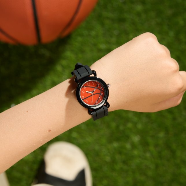 Cool Basketball sport voeg naam toe Horloge (Pols)