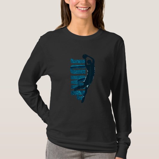 Cool Basketball Stadion Jump T-shirt (Voorkant)