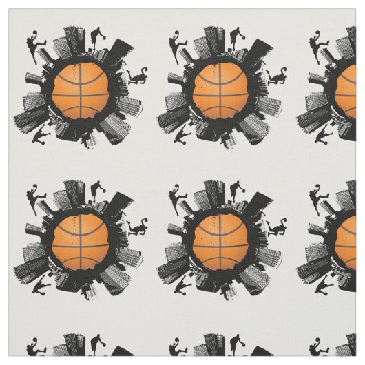 Cool Basketball World Stof (Swatch)