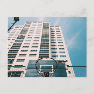 Cool Basketbalring Briefkaart