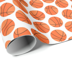 cool basketbalsportpatroon cadeaupapier