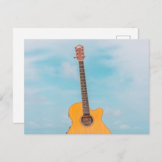 Cool Bass Guitar Briefkaart (Voorkant / Achterkant)