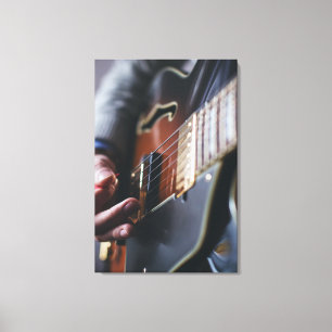 Cool Bass Guitar Canvas Afdruk