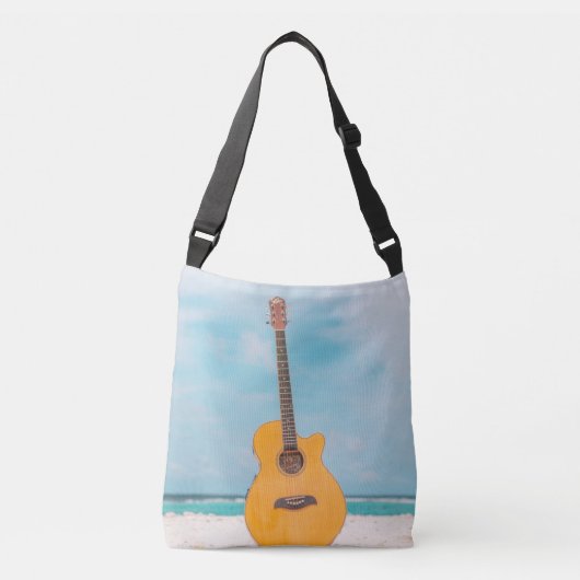 Cool Bass Guitar Crossbody Tas (Voorkant)