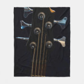 Cool Bass Guitar Fleece Deken (Voorkant)