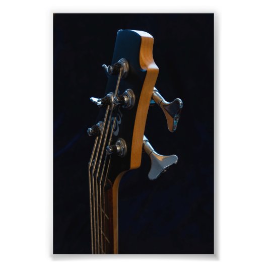 Cool Bass Guitar Foto Afdruk (Voorkant)