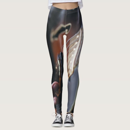 Cool Bass Guitar Leggings (Voorkant)