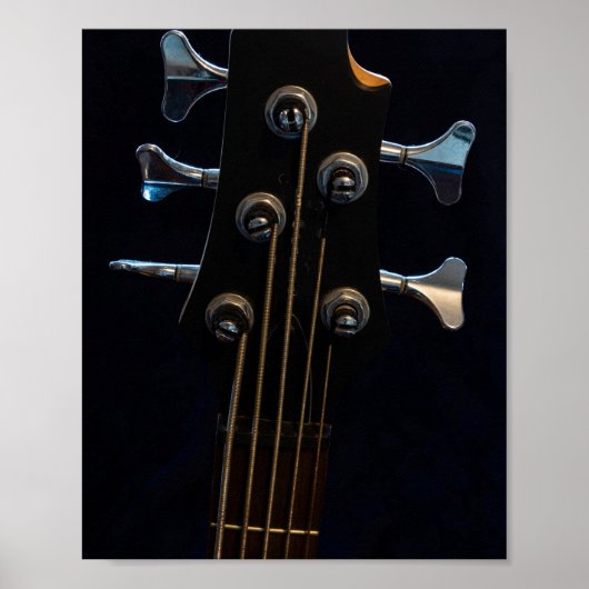 Cool Bass Guitar Poster (Voorkant)