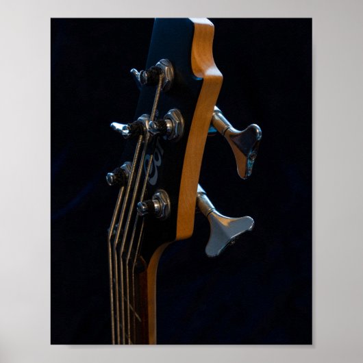 Cool Bass Guitar Poster (Voorkant)