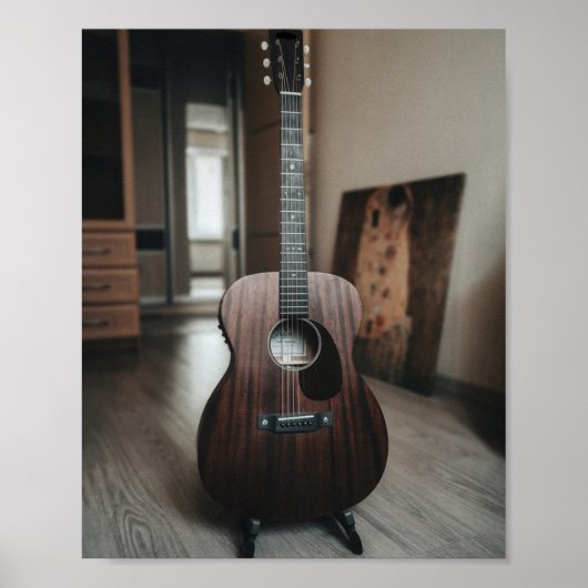 Cool Bass Guitar Poster (Voorkant)