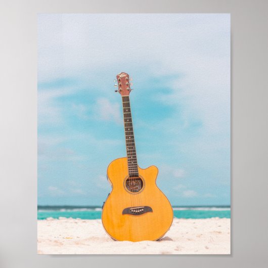 Cool Bass Guitar Poster (Voorkant)