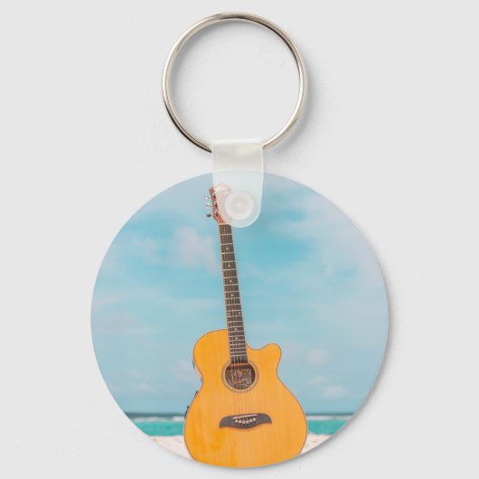 Cool Bass Guitar Sleutelhanger (Voorkant)
