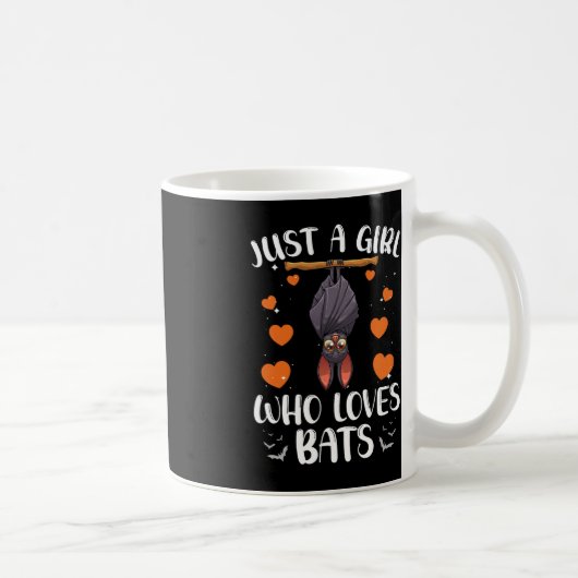 Cool Bat Voor Vrouwen Meisjes Fruit Bat Liefhebber Koffiemok (Rechts)