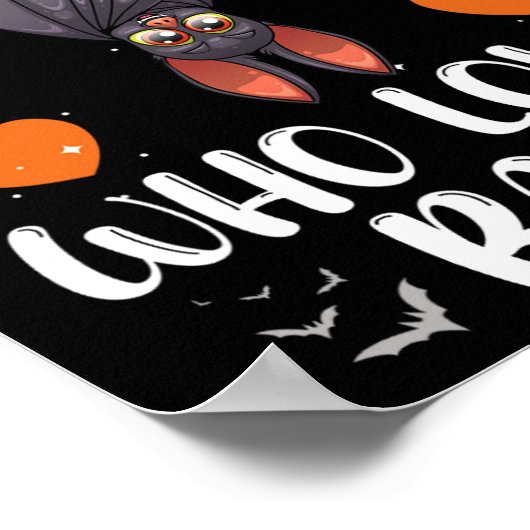 Cool Bat Voor Vrouwen Meisjes Fruit Bat Liefhebber Poster (Hoek)