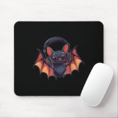 Cool Bat With Headphones Flies With Cool Jams For Muismat (Met muis)