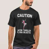 Cool Baton Twirling For Women Girls Twirler Majore T-shirt (Voorkant)