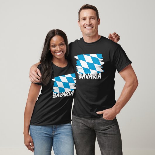 Cool Bavaria Flag T-shirt (Unisex)