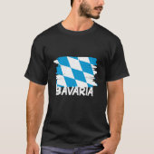 Cool Bavaria Flag T-shirt (Voorkant)