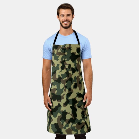 Cool BBQ Lover Griller Dad Camouflage Grill Schort (Gedragen)