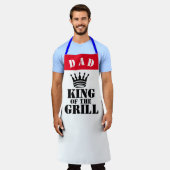 Cool BBQ Lover Griller Funny King of The Grill Schort (Gedragen)