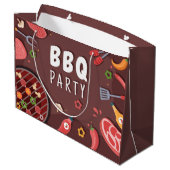 Cool bbq party lovers groot cadeauzakje (Achterkant Gekanteld)