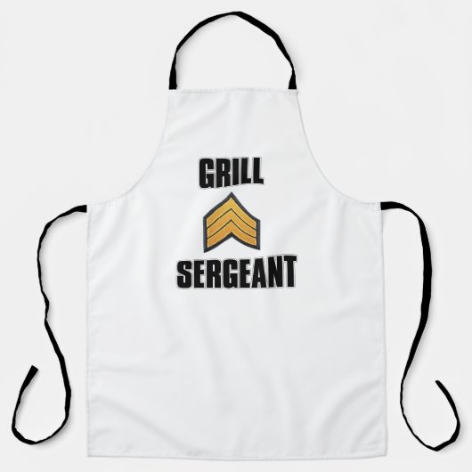 Cool BBQ Summer Fun Grill Sergeant grappig Apron Schort (Voorkant)