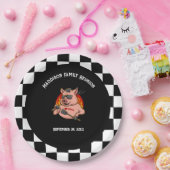 Cool BBQ Thema Gezinsreünie Papieren Bordje (Feest)