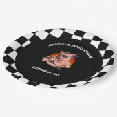Cool BBQ Thema Gezinsreünie Papieren Bordje (Gekanteld)