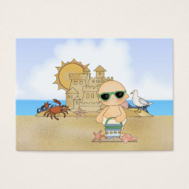 Cool Beach Baby ~ Neutraal Visitekaartje