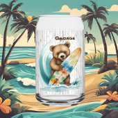 Cool beach house beer naam toevoegen blikvorm glas