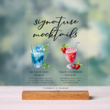 Cool Beach Signature Mocktails Zomer Menu