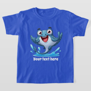 Cool Beach voeg tekst unisex kinder stekelrog toe T-shirt