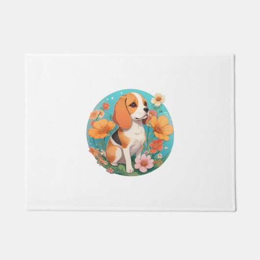 Cool Beagle 2 Deurmat (Voorkant)