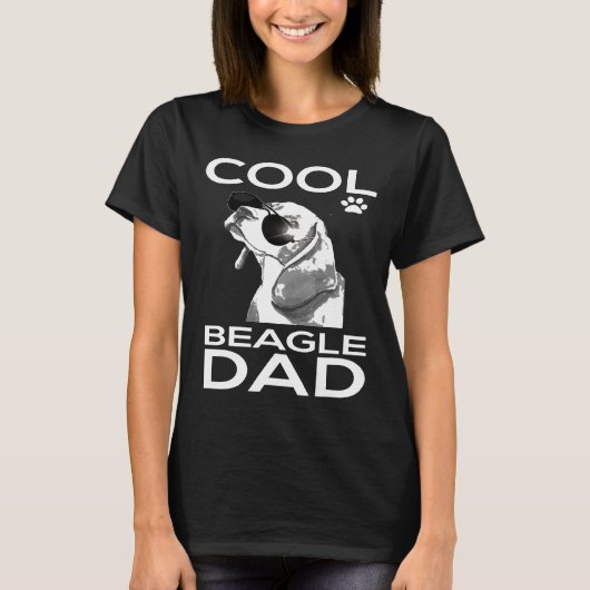 Cool Beagle Dad Dog T-shirt Beagle (Voorkant)