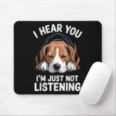 Cool Beagle Design For Men Women Dog Themed Beagle Muismat (Met muis)