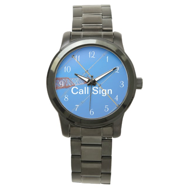 Cool Beam Antenne en Call Sign Horloge (Voorkant)