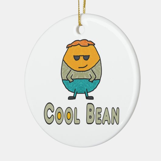 Cool Bean Keramisch Ornament (Links)