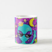 Cool Beans Alien | Grappige Retro Trippy Alien Mok (Center)