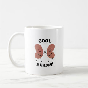 Cool Beans Duo Mok, Cute Grappige Koffiekop Koffiemok