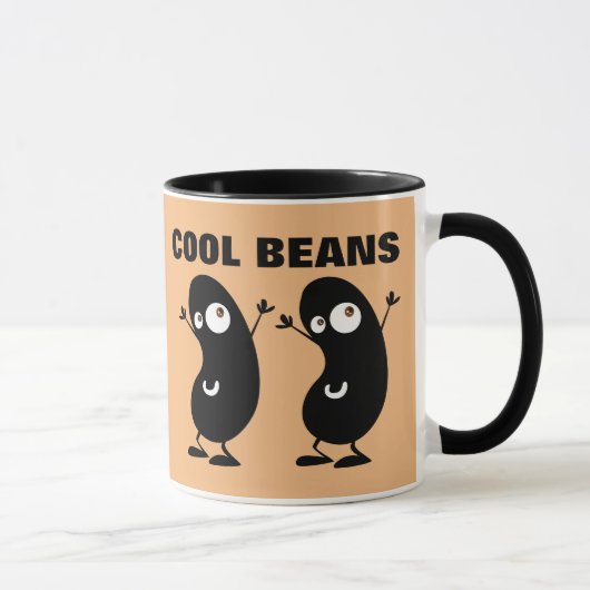 Cool Beans Funny Coffee Mok (Rechts)