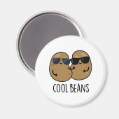 Cool Beans Funny Veggie Legume Pun Magneet (Voorkant / Achterkant)