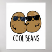 Cool Beans Funny Veggie Legume Pun Poster (Voorkant)