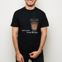 Cool Beans Iced Coffee Lover Schets Graphic